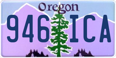 OR license plate 946ICA