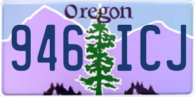 OR license plate 946ICJ
