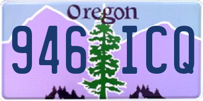 OR license plate 946ICQ