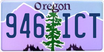 OR license plate 946ICT