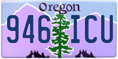 OR license plate 946ICU