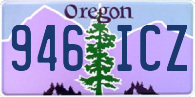 OR license plate 946ICZ
