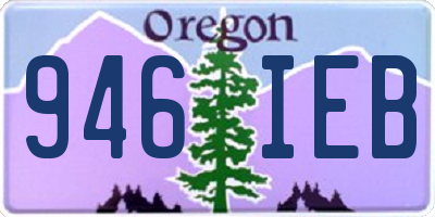 OR license plate 946IEB