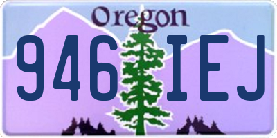 OR license plate 946IEJ