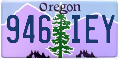 OR license plate 946IEY