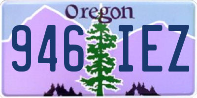OR license plate 946IEZ