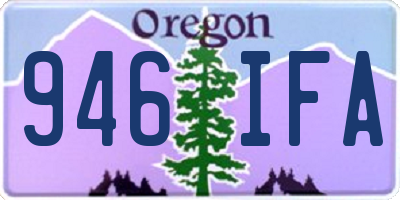 OR license plate 946IFA