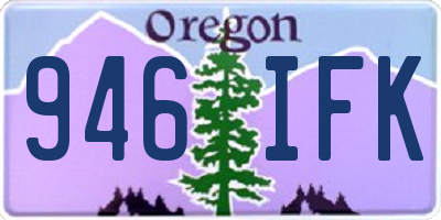 OR license plate 946IFK