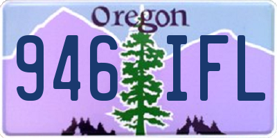 OR license plate 946IFL
