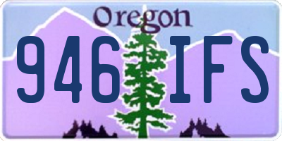 OR license plate 946IFS