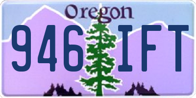 OR license plate 946IFT