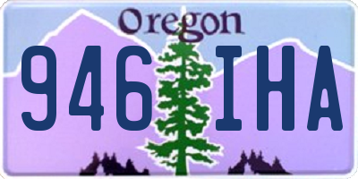 OR license plate 946IHA