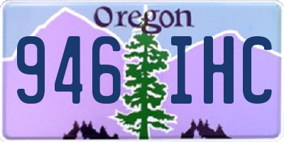 OR license plate 946IHC
