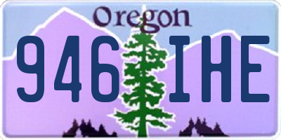 OR license plate 946IHE