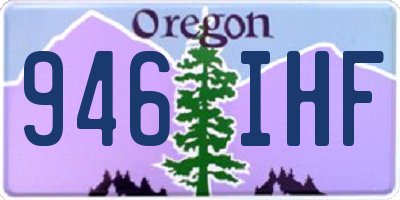 OR license plate 946IHF