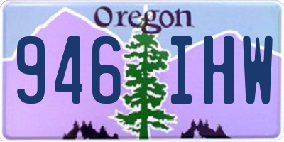 OR license plate 946IHW