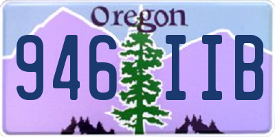 OR license plate 946IIB