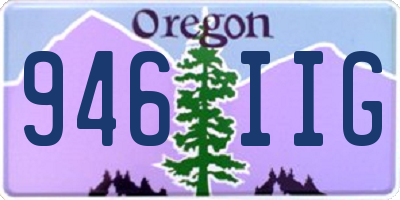 OR license plate 946IIG