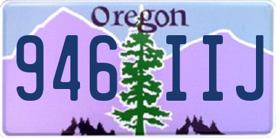 OR license plate 946IIJ