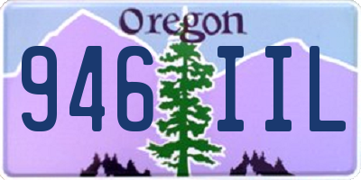 OR license plate 946IIL