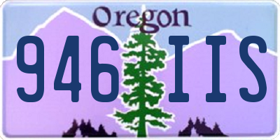 OR license plate 946IIS