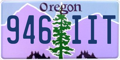 OR license plate 946IIT