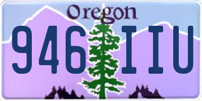 OR license plate 946IIU