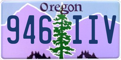 OR license plate 946IIV