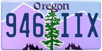 OR license plate 946IIX