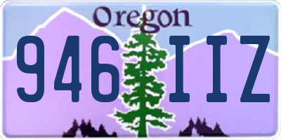 OR license plate 946IIZ