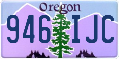 OR license plate 946IJC