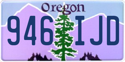 OR license plate 946IJD