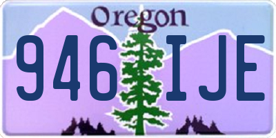 OR license plate 946IJE