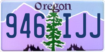 OR license plate 946IJJ