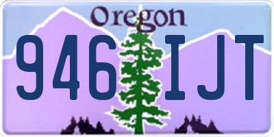 OR license plate 946IJT