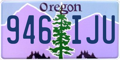 OR license plate 946IJU