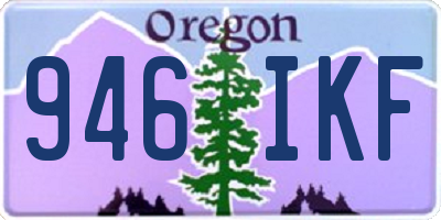 OR license plate 946IKF