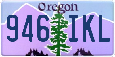 OR license plate 946IKL