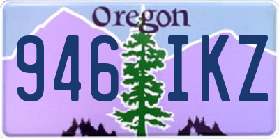 OR license plate 946IKZ