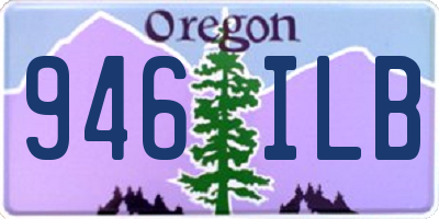OR license plate 946ILB