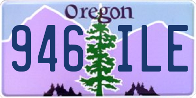 OR license plate 946ILE