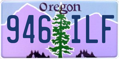 OR license plate 946ILF