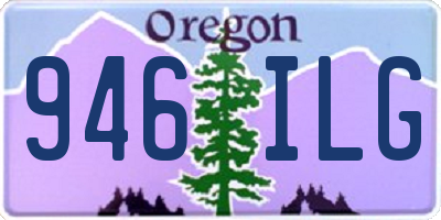 OR license plate 946ILG