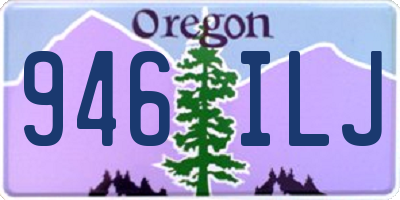 OR license plate 946ILJ