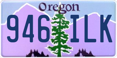 OR license plate 946ILK