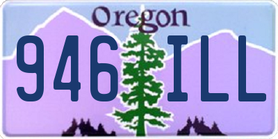 OR license plate 946ILL