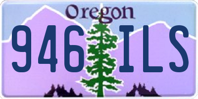 OR license plate 946ILS