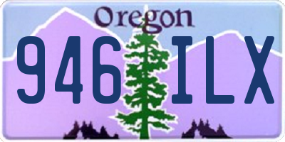 OR license plate 946ILX