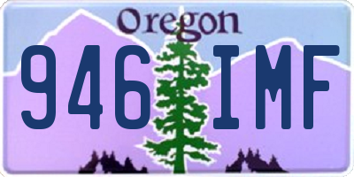 OR license plate 946IMF