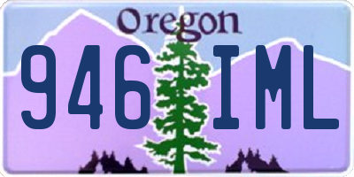 OR license plate 946IML